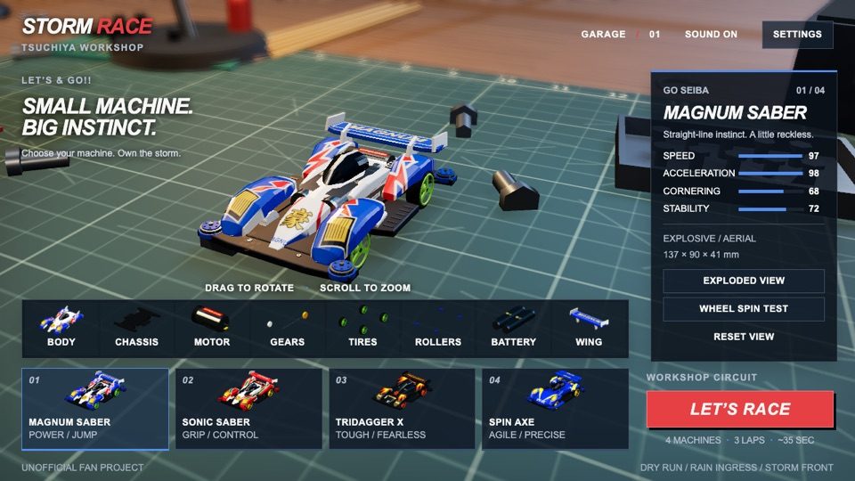 Cover art for STORM RACE